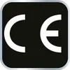A black square with a silver border, containing the white letters 'CE'. Anteprima dell’immagine prodotto