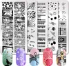 Nagelstempelplatte für Nailart BLUMEN Produktbild-Vorschau 12