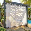 1x Vorhang Outdoor Weiß Wasserdicht Winddicht mit Ösen Oben Produktbild-Vorschau 6