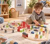 Rijoka Holzspielzeug-Eisenbahn mit Schienen Zug-Set - Produktbild-Vorschau 2