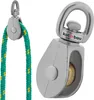 KOTARBAU® Carrucola singola nichelata da 1/2" in acciaio Anteprima dell’immagine prodotto 1