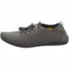 A side view of a gray DOCKERS BY GERLI women's barefoot sneaker. Produktbild-Vorschau