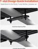 Close-up views of mounting plates for a roof rack or crossbar system. Anteprima dell’immagine prodotto