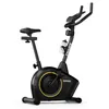 A black and gold stationary exercise bike is shown against a white background. Produktbild-Vorschau