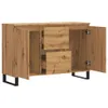 Credenza Rovere Artigianale 101,5x35x70 cm in Legno Anteprima dell’immagine prodotto 5