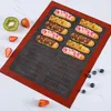 2 PIÈCES Tapis de cuisson en silicone 18 Eclairs Pizza Voir les images du produit 12