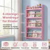 KOMFOTTEU, libreria a muro per bambini, scaffale a parete Anteprima dell’immagine prodotto 3