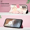 Moto G32 Pouzdro,PolyuretanKožené Pouzdro s Mramorovým Náhled obrázku produktu 3