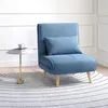 HOMCOM 3 en 1 fauteuil convertible 1 place, fauteuil lit et Voir les images du produit 2