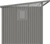 Metall Gerätehaus Modell Skylight 5,80 m² Alu Grau Produktbild-Vorschau 8