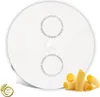 A white circular pasta mold with the brand name "MY Pasta" embossed in the center, surrounded by several pieces of rigatoni pasta. Produktbild-Vorschau