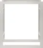 vidaXL Stojak na drewno opałowe 80x28x86 cm stal nierdzewna Podgląd zdjęcia produktu 4