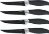 WENKO Edelstahl Steakmesser Otis im vierer Set Schwarz 21,5 Produktbild-Vorschau 1