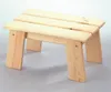 Hocker aus Holz in Kiefer-Optik, 18 cm hoch, 35 cm breit, Produktbild-Vorschau 5