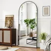 Koonmi Standspiegel mit gewölbtem Top, 165 x 58 cm Groß Produktbild-Vorschau 2