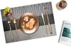 4er Set Platzset,rutschfest Abwaschbar Tischsets PVC Produktbild-Vorschau 4