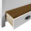 vidaXL Armoire avec 2 portes Hill Range blanc 89x50x170 cm Voir les images du produit 5
