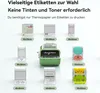 Bluetooth Etikettendrucker tragbar Selbstklebend Produktbild-Vorschau 2