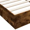 Bettgestell ohne Matratze Räuchereiche 90x190 cm Produktbild-Vorschau 6