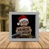 Weihnachtswichtel Ich hasse Wichteln Rahmen Spardose aus Produktbild-Vorschau 2