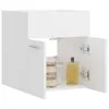 vidaXL Meuble sous-lavabo blanc 41x38,5x46 cm Bois Voir les images du produit 6