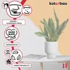 KOTARBAU® 2er Set Keramik Blumentopf ⌀ 12 cm Höhe: 16,5 cm Produktbild-Vorschau 5