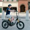 VITILAN bicicletta elettrica pieghevole U3 e-bike trekking Anteprima dell’immagine prodotto 5
