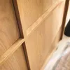 Hochkommode SUNA 98 cm Schrank Karamell Eiche 4 Türen Produktbild-Vorschau 6