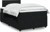 vidaXL Boxspringbett mit Matratze Schwarz 120x200 cm Samt Produktbild-Vorschau 2