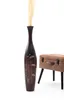 Leewadee Hohe Bodenvase 85 cm aus Mangoholz in braun Produktbild-Vorschau 9