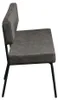 Bronx71 Esszimmerbank Leder Espen anthrazit 190 cm Produktbild-Vorschau 13
