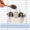 2er Set Edelstahlnapf zum Einhängen 0,60 L mit Produktbild-Vorschau 6