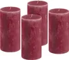 Bolsius 4er Set Kerzen, 13cm, rot Produktbild-Vorschau 2