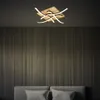 Deckenlampe Wellenförmige Deckenleuchte Schlafzimmer Produktbild-Vorschau 5