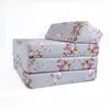 Klappmatratze Gästematratze Blumen Grau Große 200x70x10cm Produktbild-Vorschau 3
