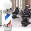 Holičská tyč plafond barber shop stříbrná 68 cm Náhled obrázku produktu 1