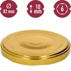 Goldglasdeckel fi82/6 10 Stück Produktbild-Vorschau 3
