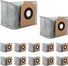A collection of vacuum cleaner dust bags arranged in a grid. Produktbild-Vorschau