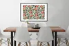 MuchoWow® Gerahmtes Poster Pflanzen - Beeren - Muster 90x60 Produktbild-Vorschau 3