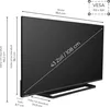 A diagram showing the dimensions and VESA mount information for a television. Produktbild-Vorschau