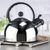 Flötenkessel - Edelstahl - Kunststoffgriff - H: 22cm - 2,5 Liter Produktbild-Vorschau