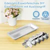 Eiswürfelform, Edelstahl Eiswürfelform 304, 18 Fächer, Produktbild-Vorschau 4