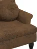 Lavica s vankúšmi hnedá 120,5x65x75 cm Velúr Náhľad obrázku produktu 6