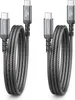 deleyCON 2x 1m USB C Ladekabel (60W Schnellladekabel) PD3.0 Produktbild-Vorschau 1