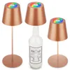 3 in 1 LED Tischlampe Akku USB Aufladbar RGBW Kabellos Produktbild-Vorschau 1