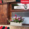 KOTARBAU® Cassetta per fiori in legno 44x20cm con vaso Anteprima dell’immagine prodotto 4