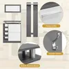 Wandgarderoben-Set,1Spiegel,2 Wandpaneelen,1Regalwand,1 Produktbild-Vorschau 8