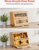 Boîte à pain double épaisseur VEVOR pour le comptoir de la Voir les images du produit 5