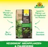 A bag of Neudorff NeudoHum potting soil for houseplants and palms, with promotional text and graphics. Produktbild-Vorschau