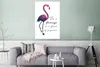 MuchoWow® Poster Flamingo - Glitzer - Rosa 80x120 cm - Produktbild-Vorschau 5